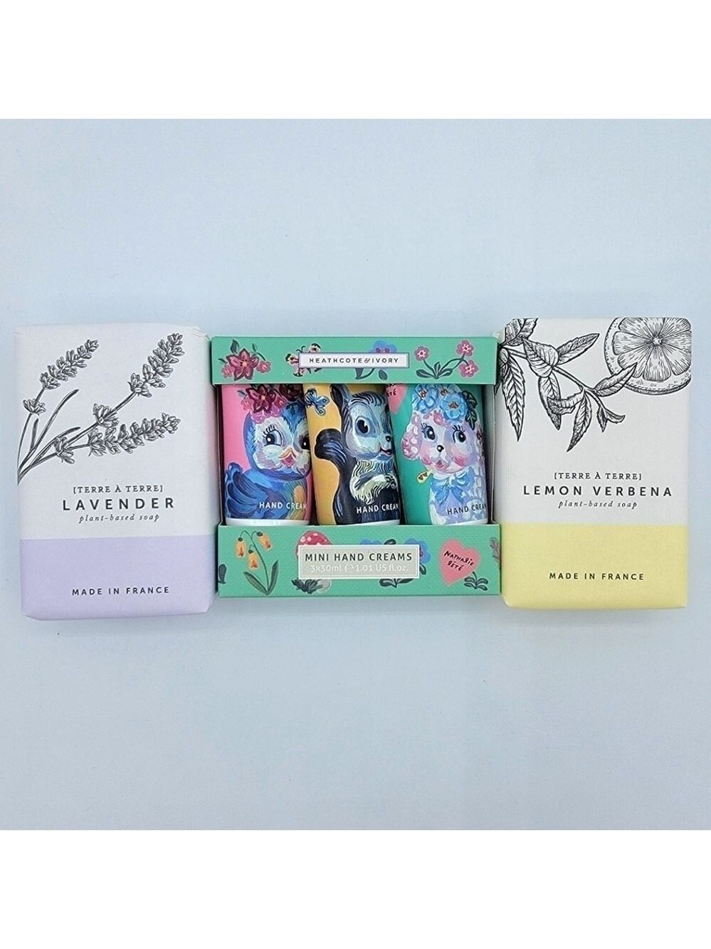 Soap & Lotion Gift Set Lemongrass Lavender NEW #2046